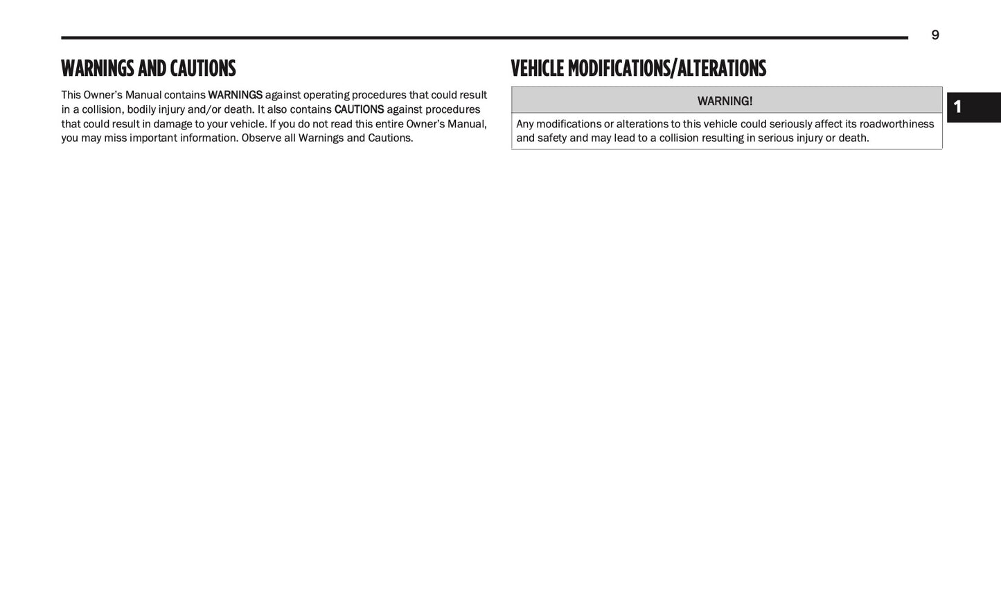 2020 Fiat 500X Owner's Manual | English US