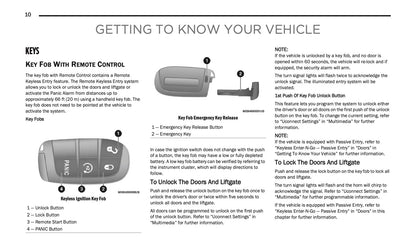 2020 Fiat 500X Owner's Manual | English US