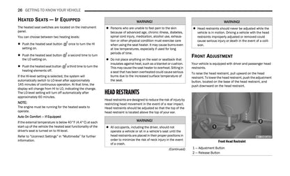 2020 Fiat 500X Owner's Manual | English US