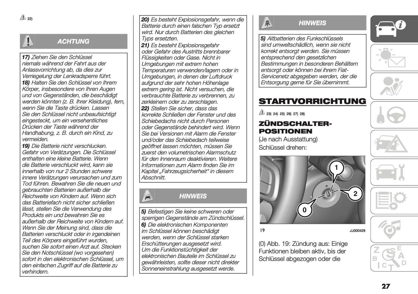 2026 Fiat 600 Owner's Manual | German