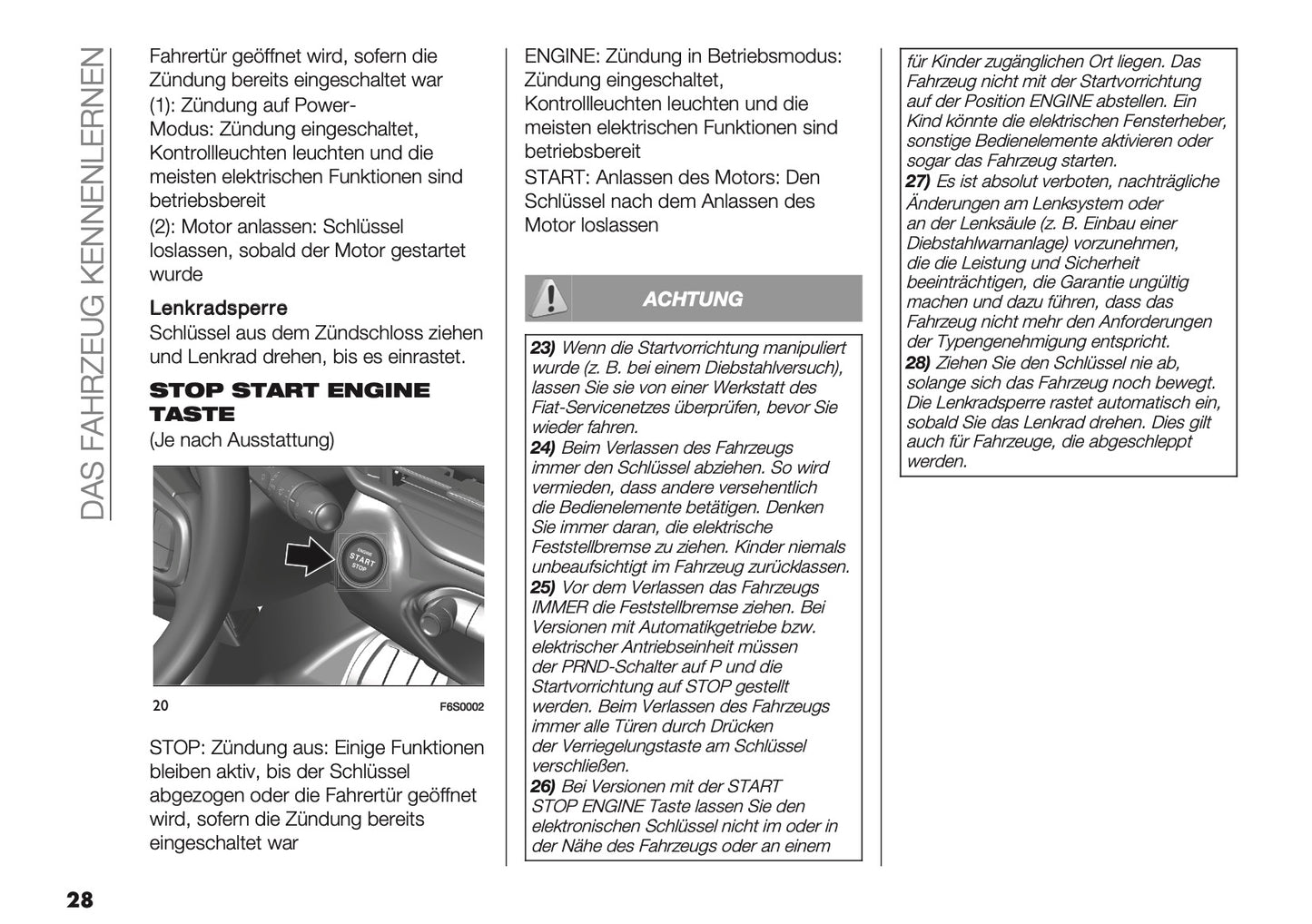 2026 Fiat 600 Owner's Manual | German