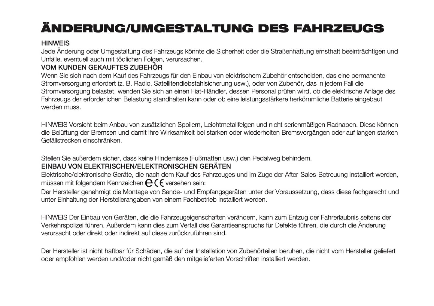 2026 Fiat 600 Owner's Manual | German