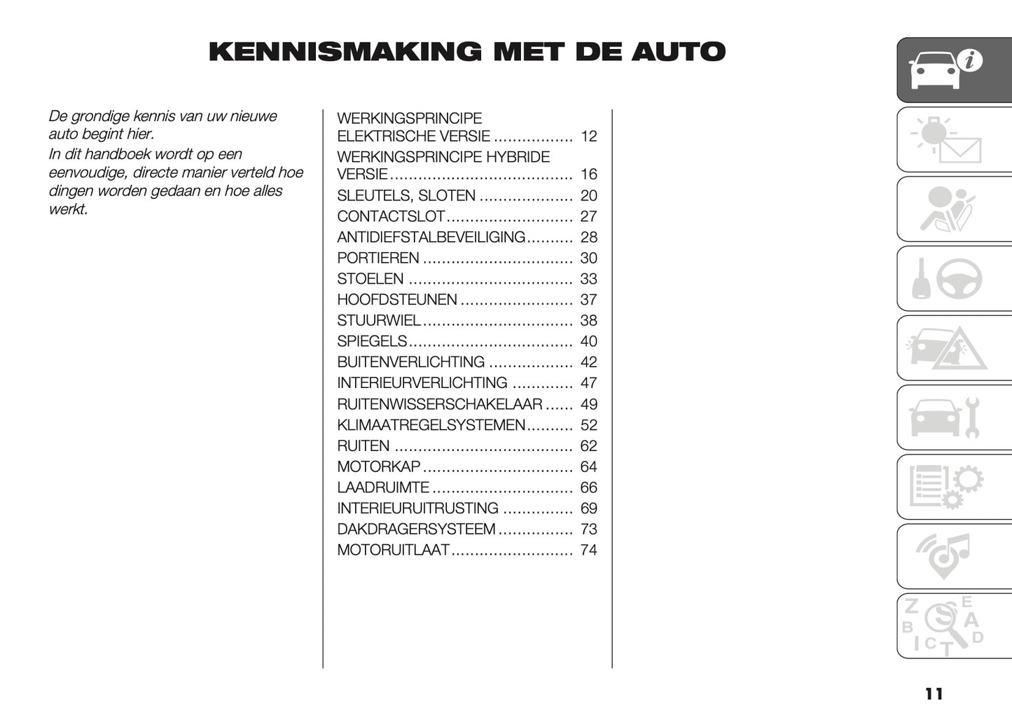 2024-2025 Fiat 600 Owner's Manual | Dutch