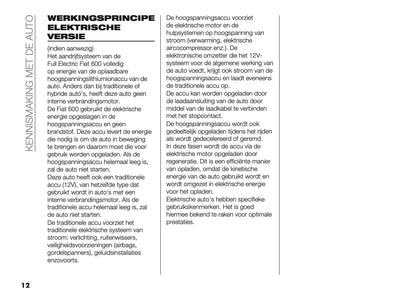 2024-2025 Fiat 600 Owner's Manual | Dutch