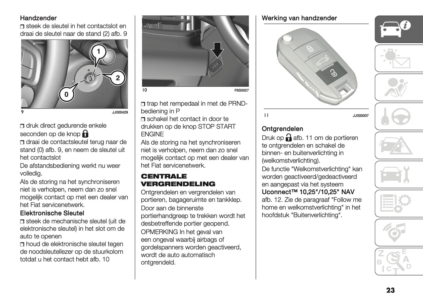 2024-2025 Fiat 600 Owner's Manual | Dutch