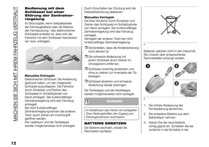 2025 Fiat Doblò Bedienungsanleitung | Deutsch