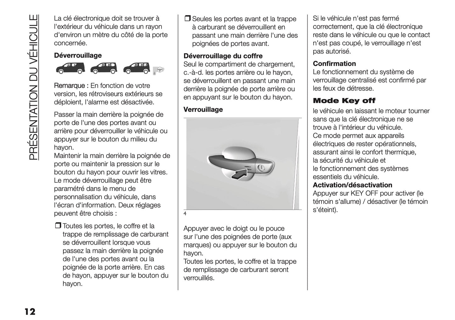 2025 Fiat Doblò Owner's Manual | French