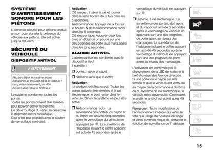 2025 Fiat Doblò Owner's Manual | French