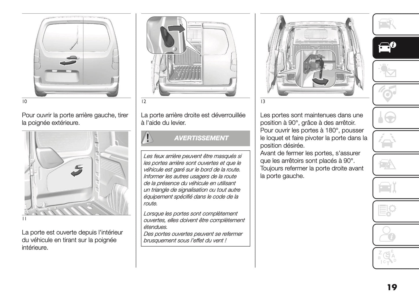 2025 Fiat Doblò Owner's Manual | French