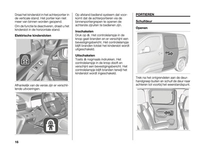 2023-2025 Fiat Doblo Owner's Manual | Dutch
