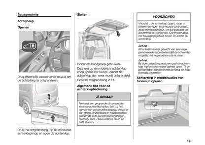 2023-2025 Fiat Doblo Owner's Manual | Dutch