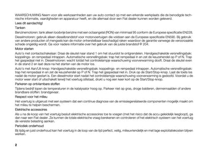 2023-2025 Fiat Doblo Owner's Manual | Dutch