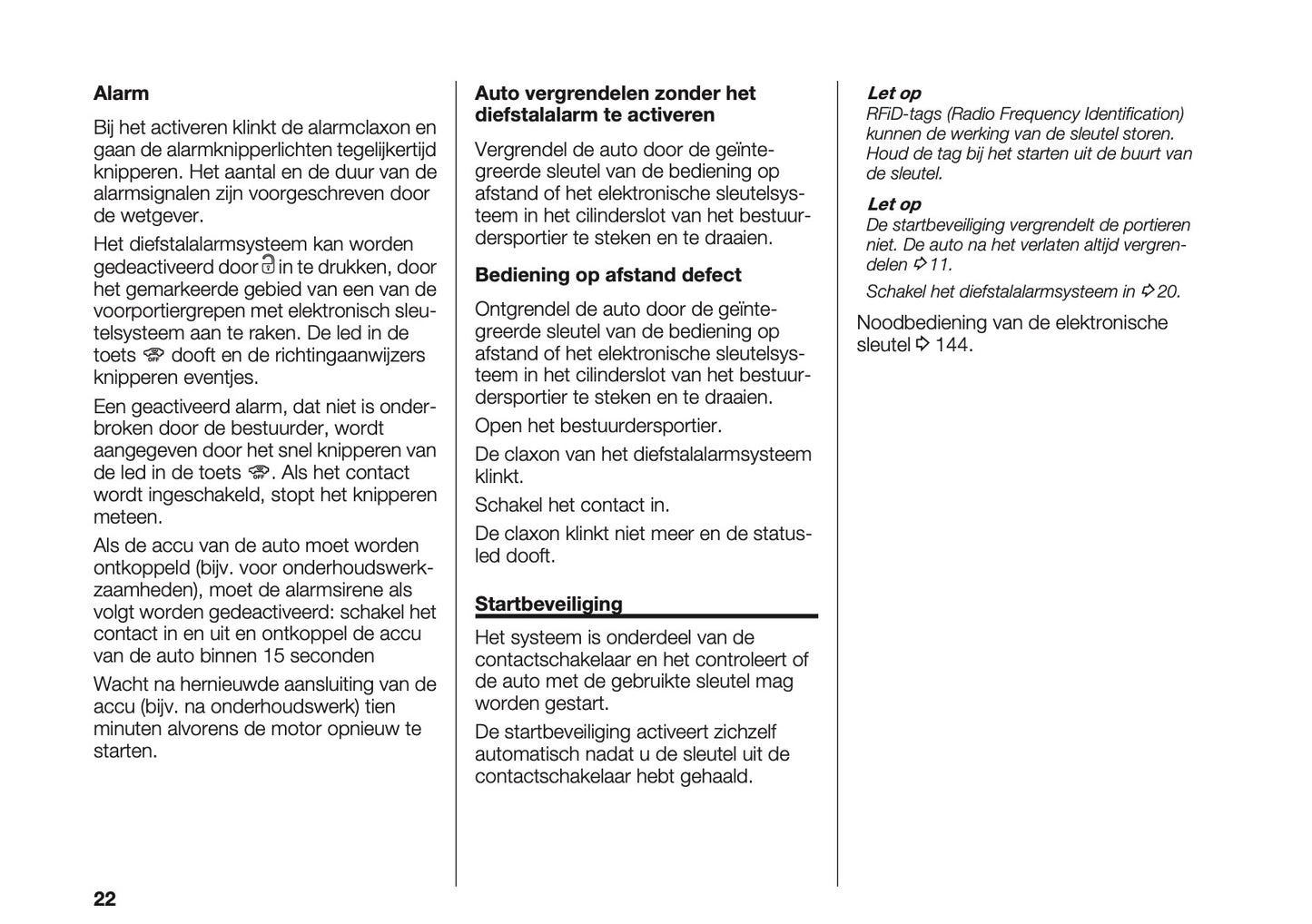 2023-2025 Fiat Doblo Owner's Manual | Dutch