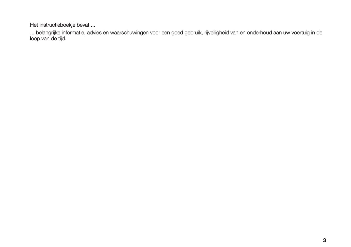 2023-2025 Fiat Doblo Owner's Manual | Dutch