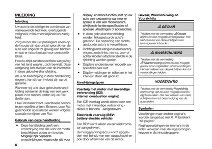 2023-2025 Fiat Doblo Owner's Manual | Dutch
