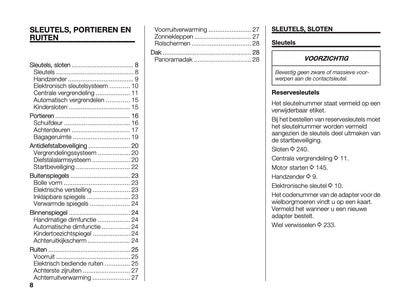 2023-2025 Fiat Doblo Owner's Manual | Dutch