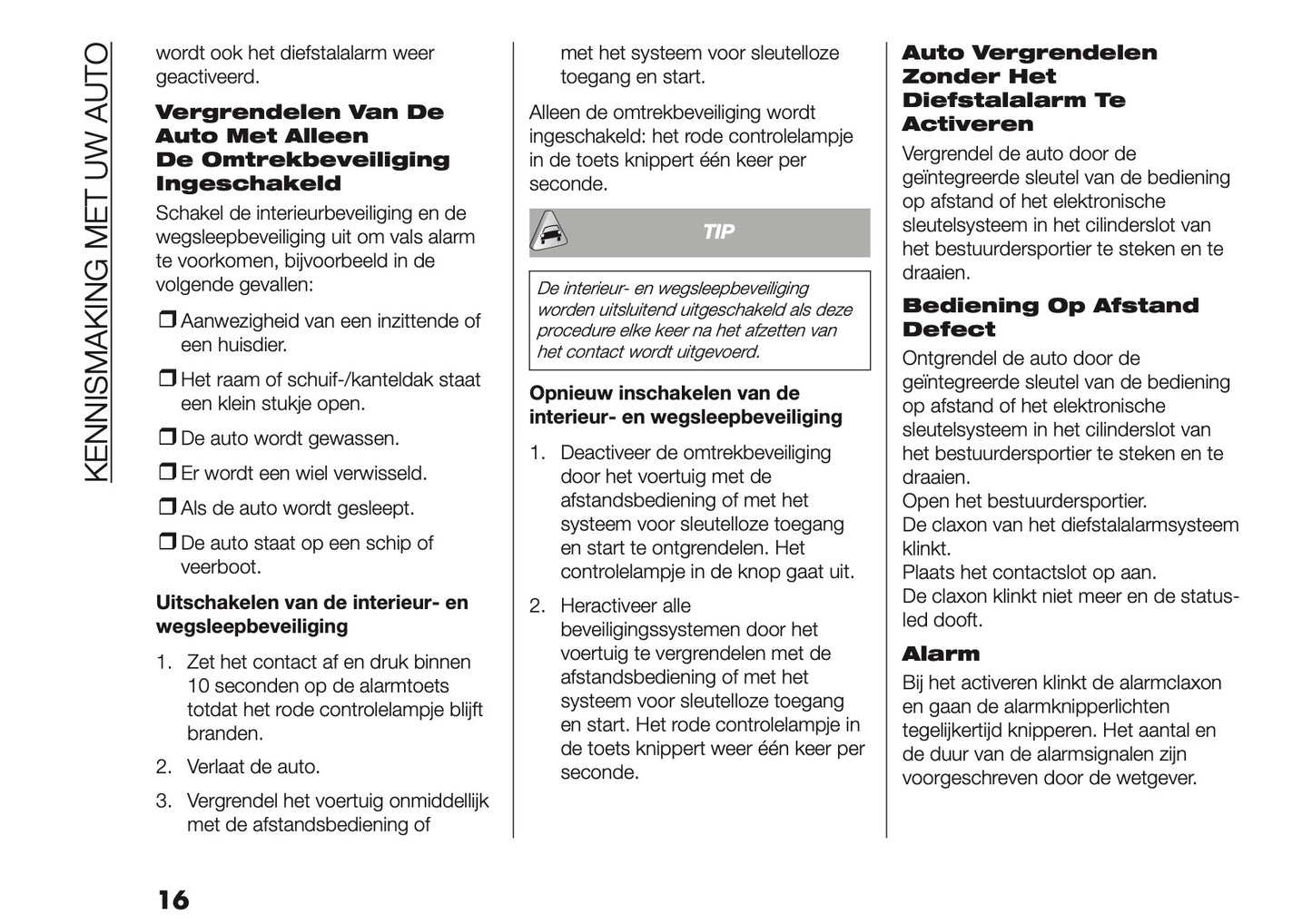 2026 Fiat Doblò Owner's Manual | Dutch