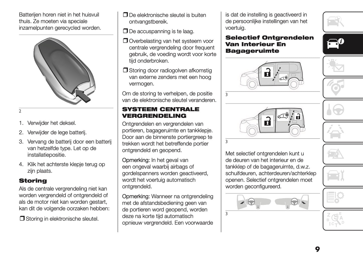 2026 Fiat Doblò Owner's Manual | Dutch