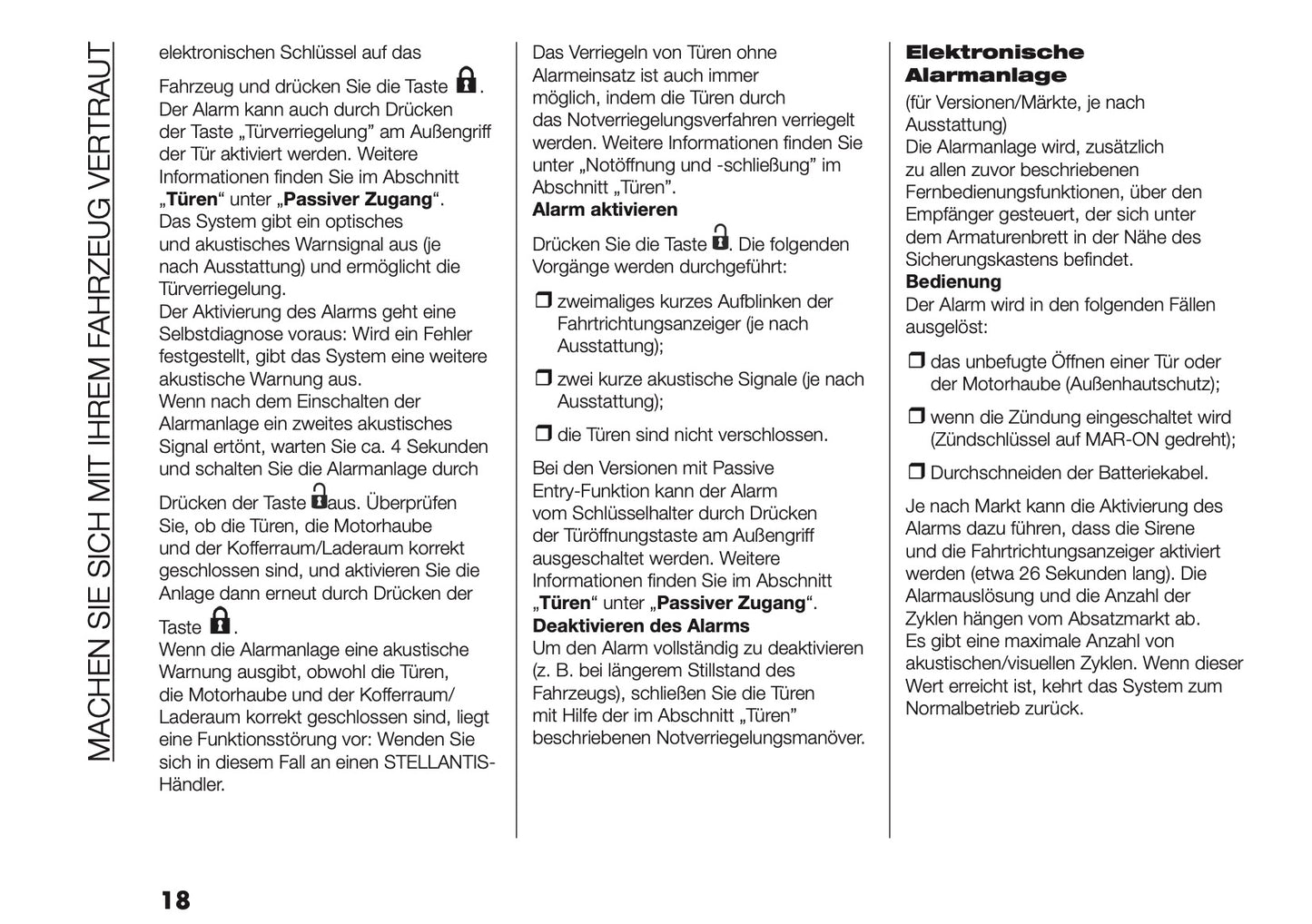 2025-2026 Fiat Ducato Owner's Manual | German