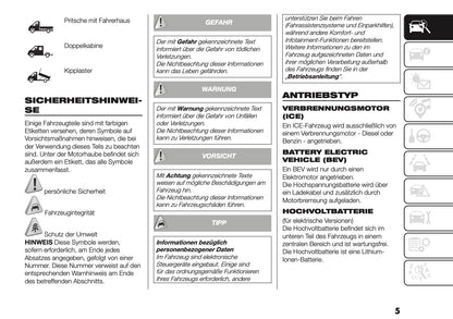2025-2026 Fiat Ducato Owner's Manual | German