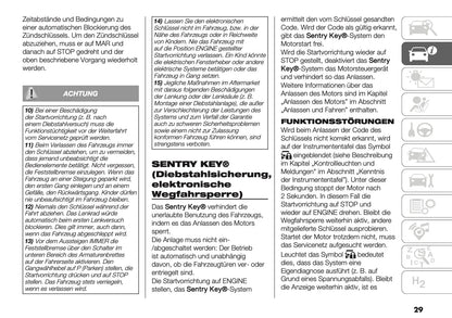 2025 Fiat Ducato Bedienungsanleitung | Deutsch