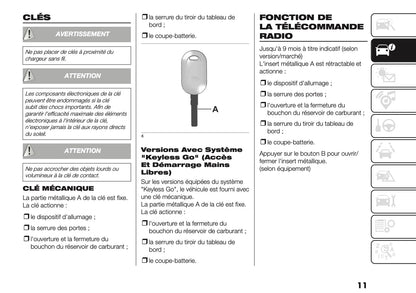 2025-2026 Fiat Ducato Owner's Manual | French