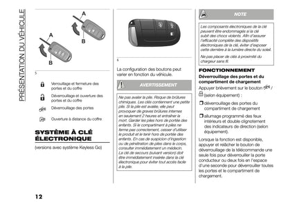 2025-2026 Fiat Ducato Owner's Manual | French