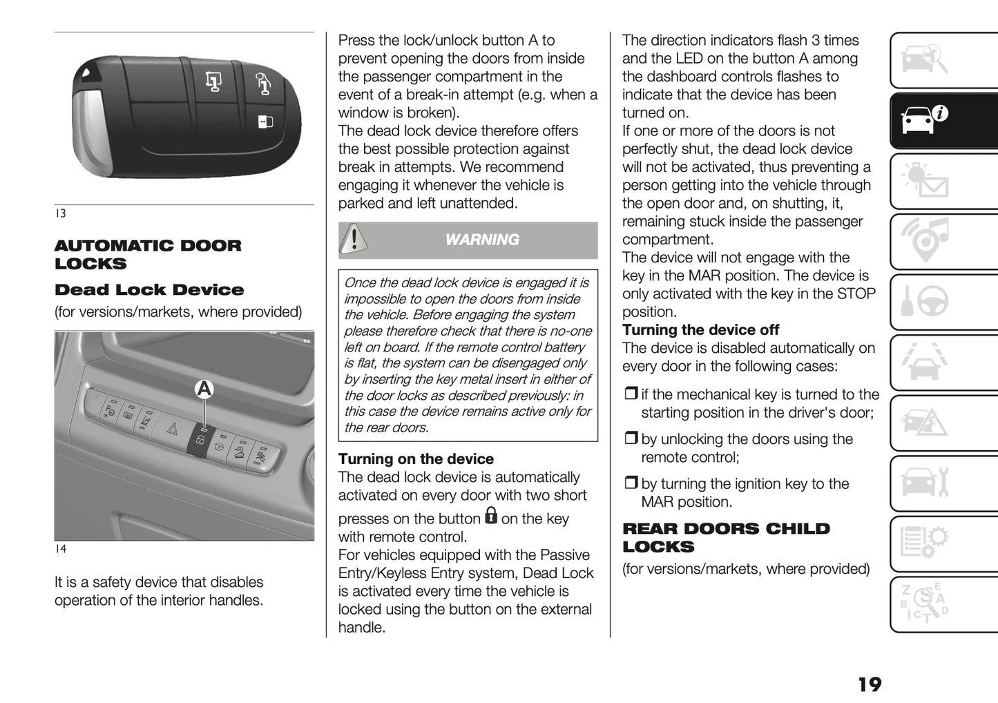 2025-2026 Fiat Ducato Owner's Manual | English