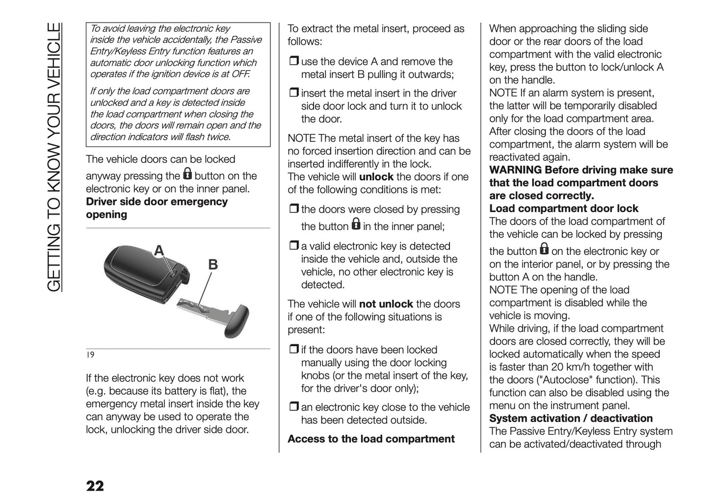 2025-2026 Fiat Ducato Owner's Manual | English
