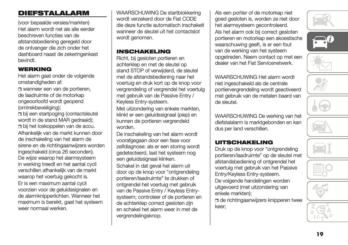 2022 Fiat Ducato Owner's Manual | Dutch