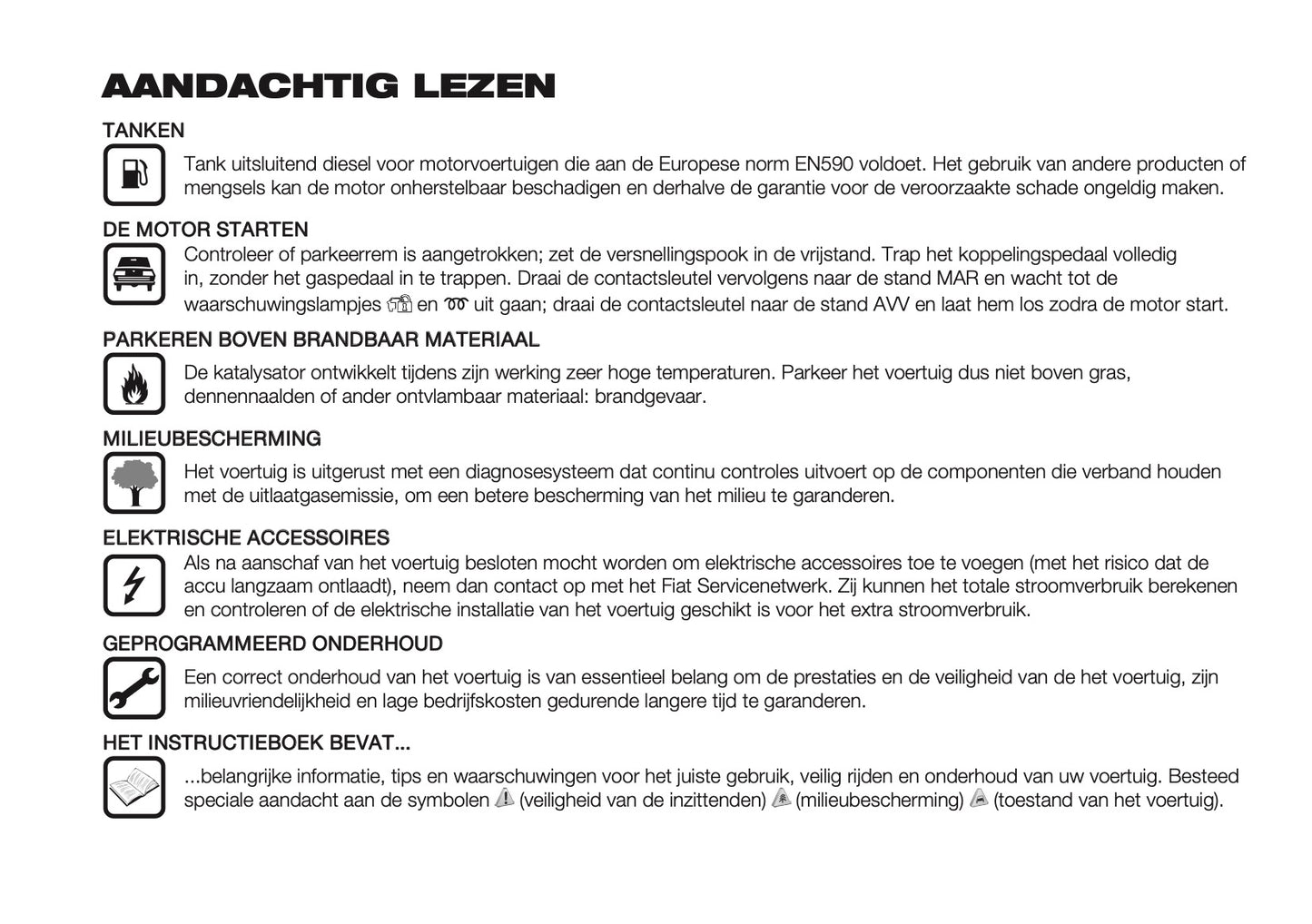 2024-2025 Fiat Ducato Owner's Manual | Dutch