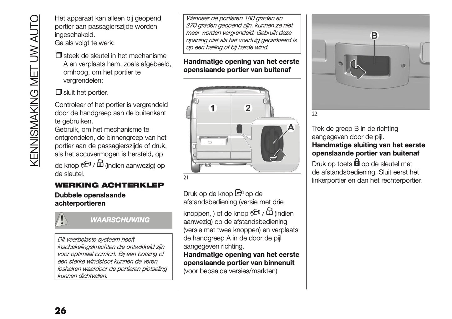 2025-2026 Fiat Ducato Gebruikershandleiding | Nederlands