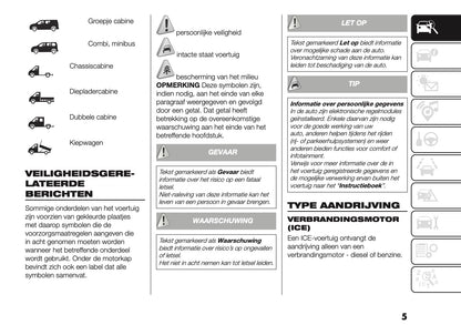 2025-2026 Fiat Ducato Gebruikershandleiding | Nederlands