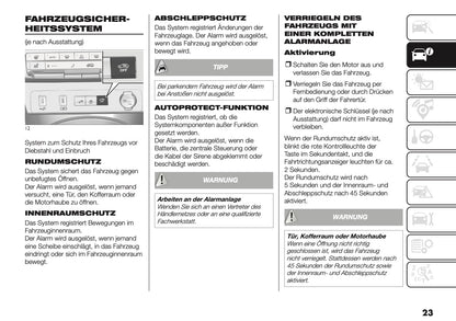 2025-2026 Fiat Grande Panda Owner's Manual | German