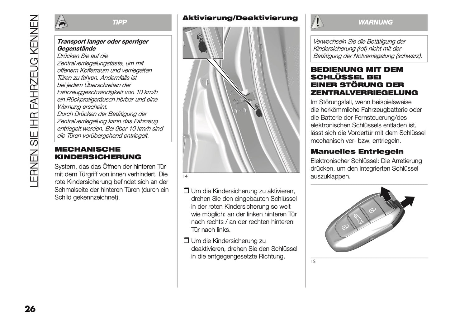 2025-2026 Fiat Grande Panda Owner's Manual | German