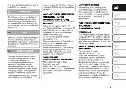 2026 Fiat Grande Panda Owner's Manual | German