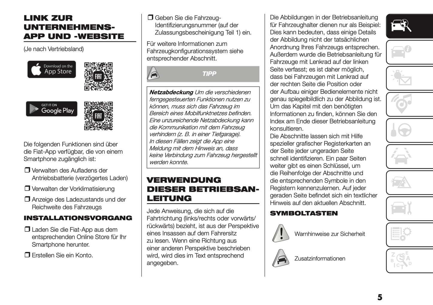 2026 Fiat Grande Panda Owner's Manual | German