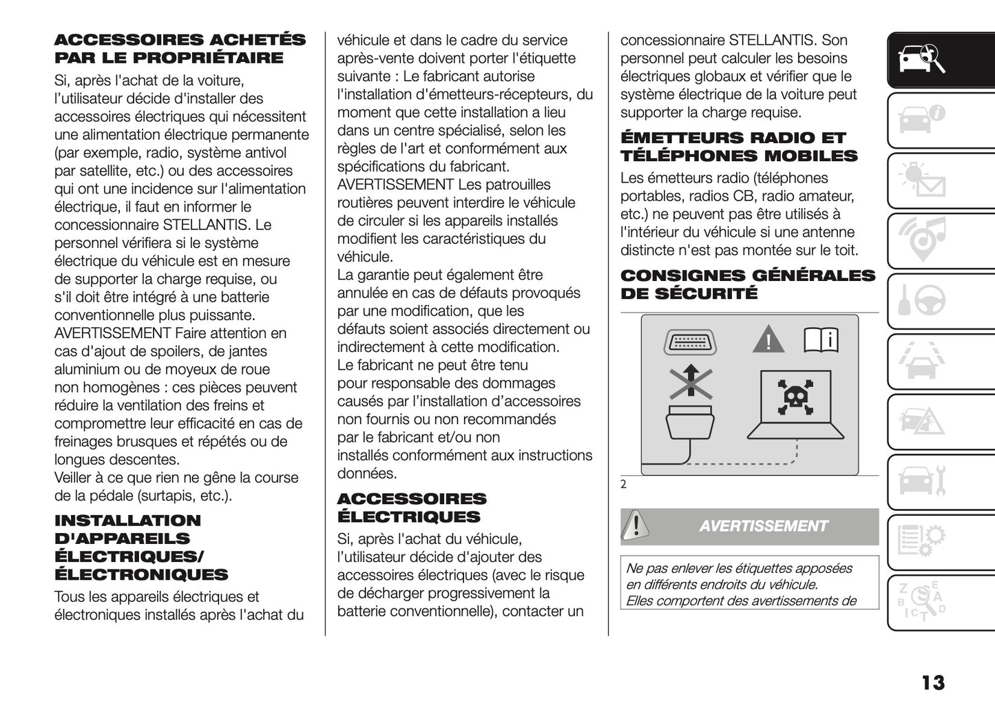 2025-2026 Fiat Grande Panda Owner's Manual | French