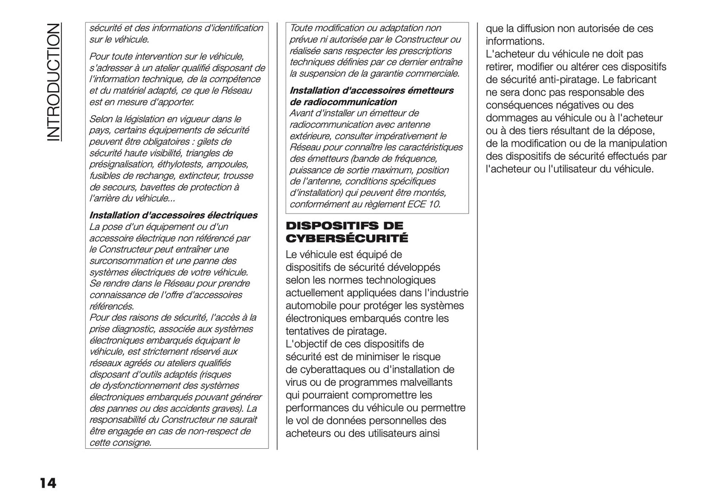 2025-2026 Fiat Grande Panda Owner's Manual | French