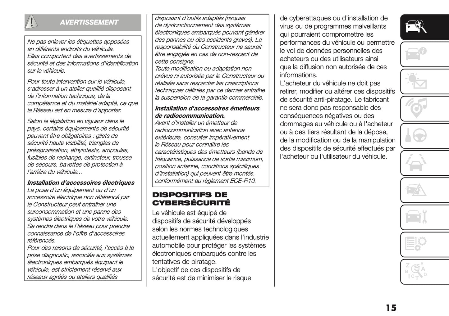 2026 Fiat Grande Panda Owner's Manual | French