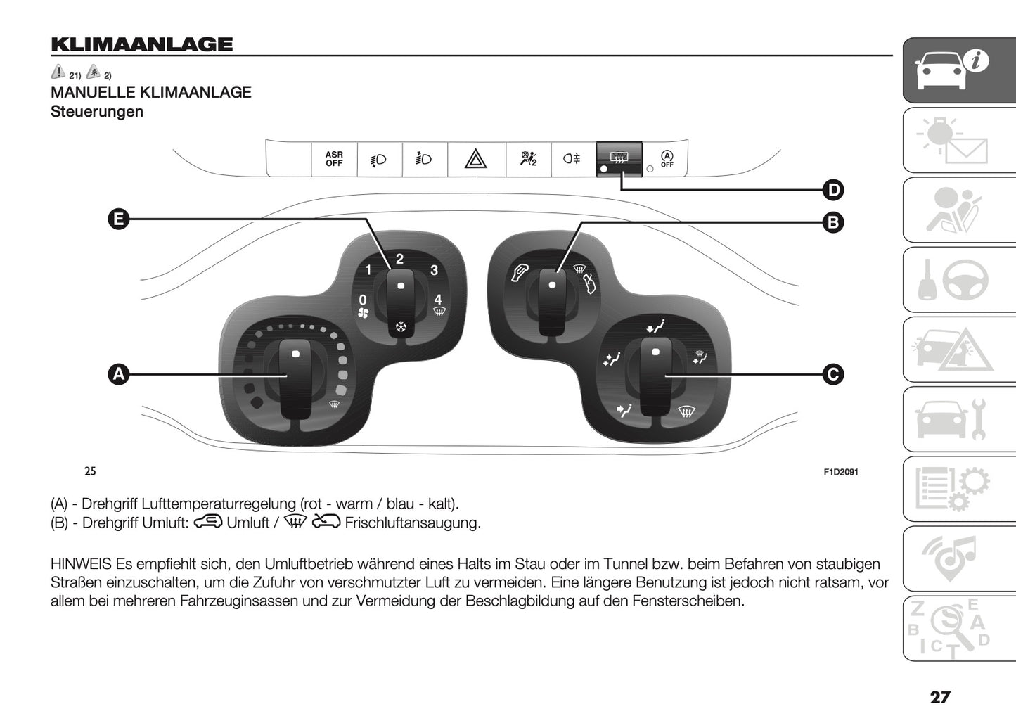 2024-2025 Fiat Panda/Panda Cross Owner's Manual | German