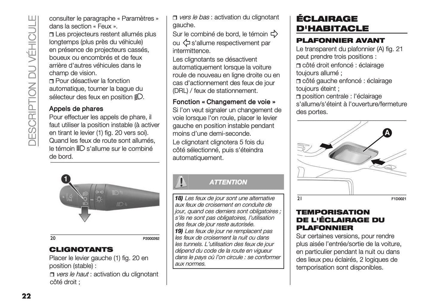 2025-2026 Fiat Panda/Pandina Owner's Manual | French