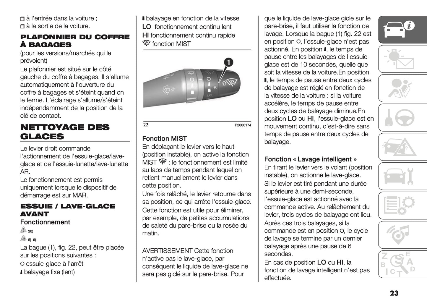 2025-2026 Fiat Panda/Pandina Owner's Manual | French