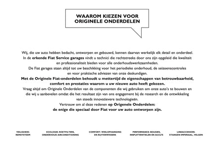 2013 Fiat Panda Owner's Manual | Dutch