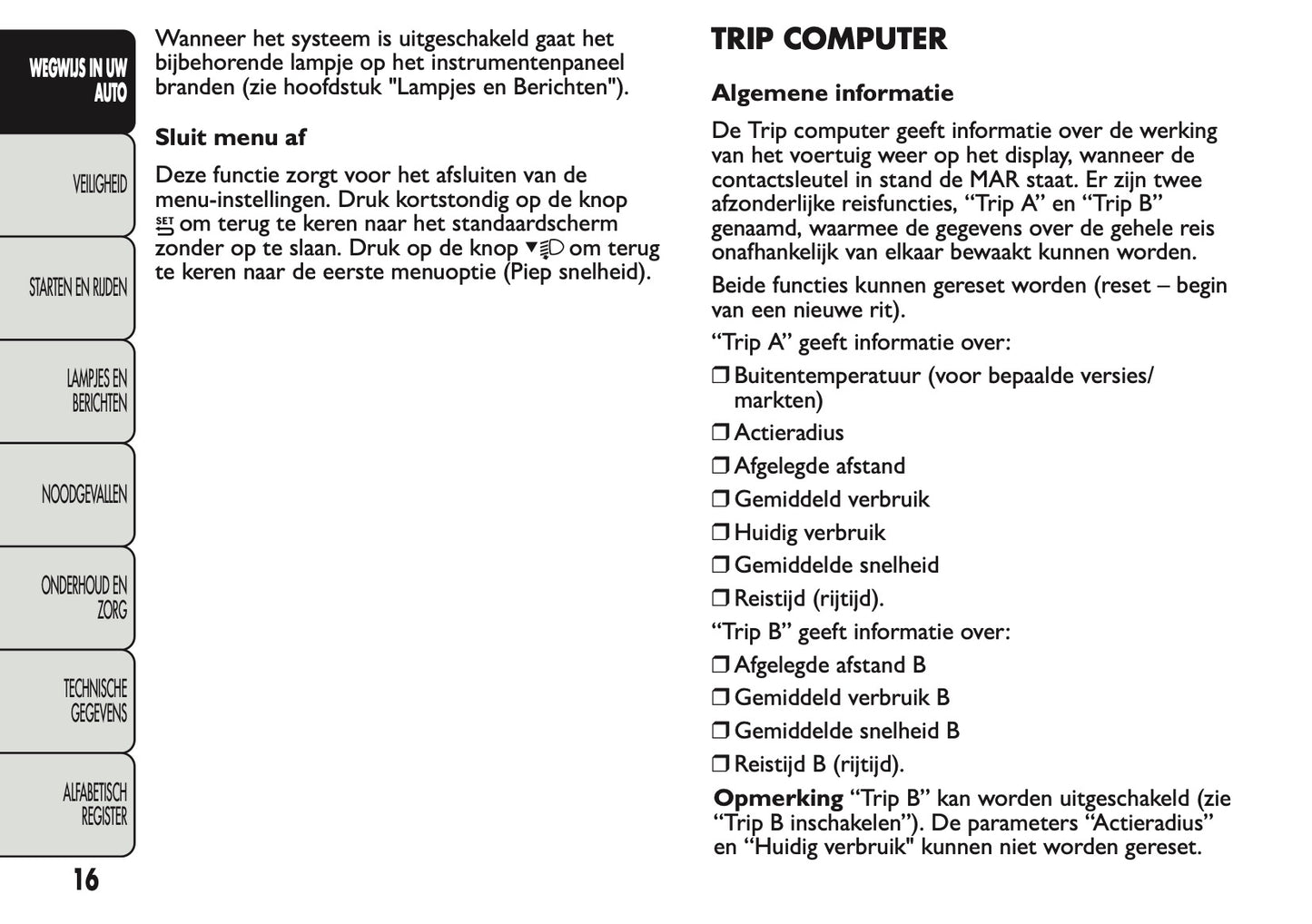 2013 Fiat Panda Owner's Manual | Dutch