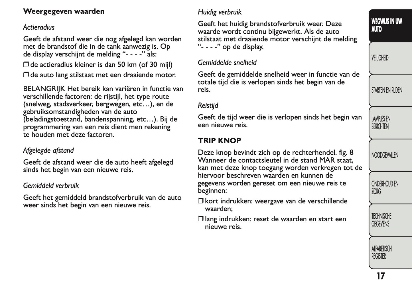 2013 Fiat Panda Owner's Manual | Dutch