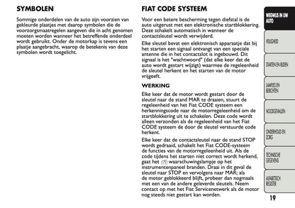 2013 Fiat Panda Owner's Manual | Dutch