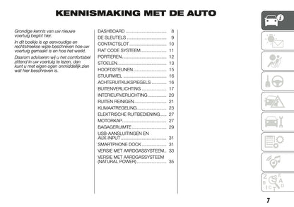 2017 Fiat Panda Owner's Manual | Dutch