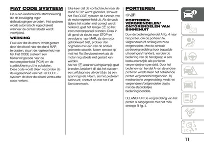 2018-2019 Fiat Panda Gebruikershandleiding | Nederlands