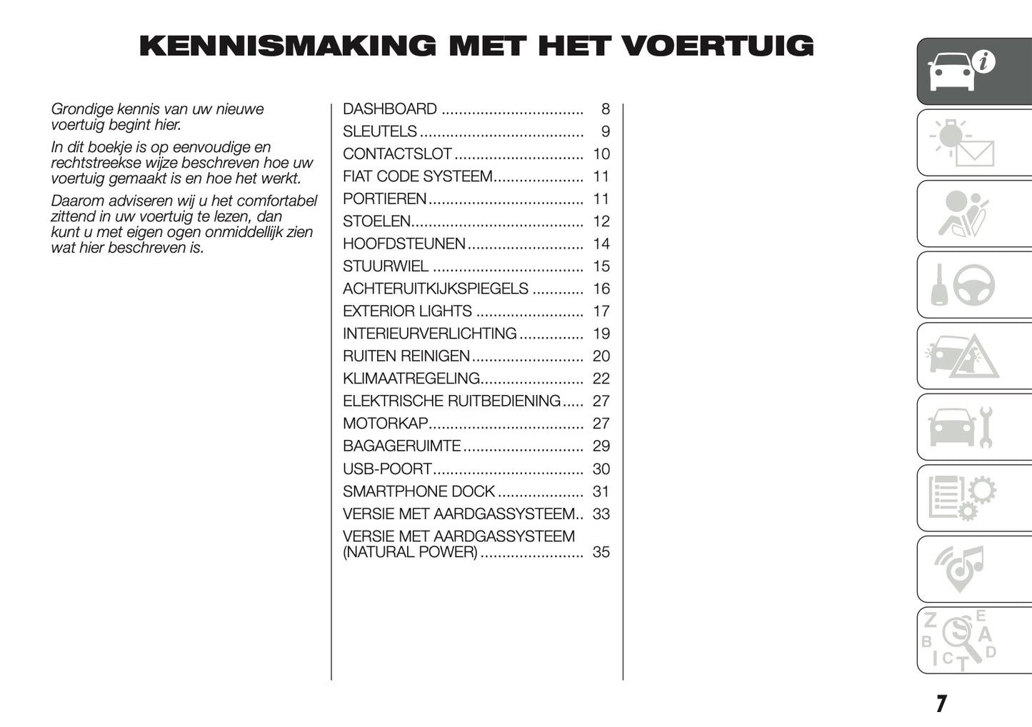 2018-2019 Fiat Panda Gebruikershandleiding | Nederlands